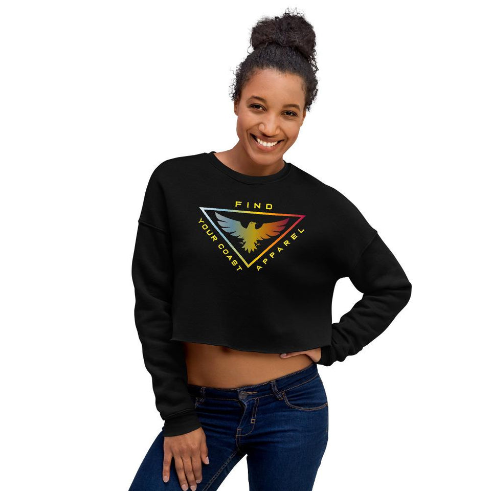 Women's FYC Cropped Cotton Fleece Sweatshirt