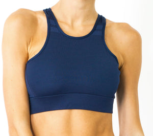 Ashton Sports Bra - Navy Blue