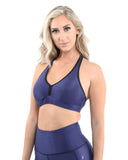 SALE! 50% OFF! Venice Activewear Set - Leggings & Sports Bra - Navy [MADE IN ITALY] - Size Small