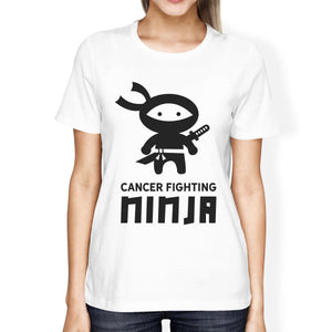 Cancer Fighting Ninja Womens Shirt