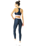 Hudson Two Piece Workout Set - Sports Crop Bra and Mid Rise Leggings