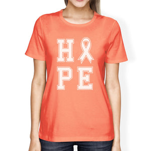 Hope Ribbon Womens Shirt