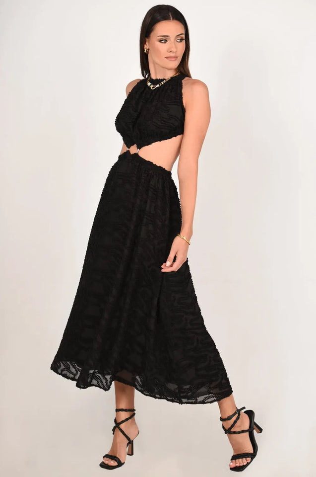 Out of Your Reach Maxi Backless Dress