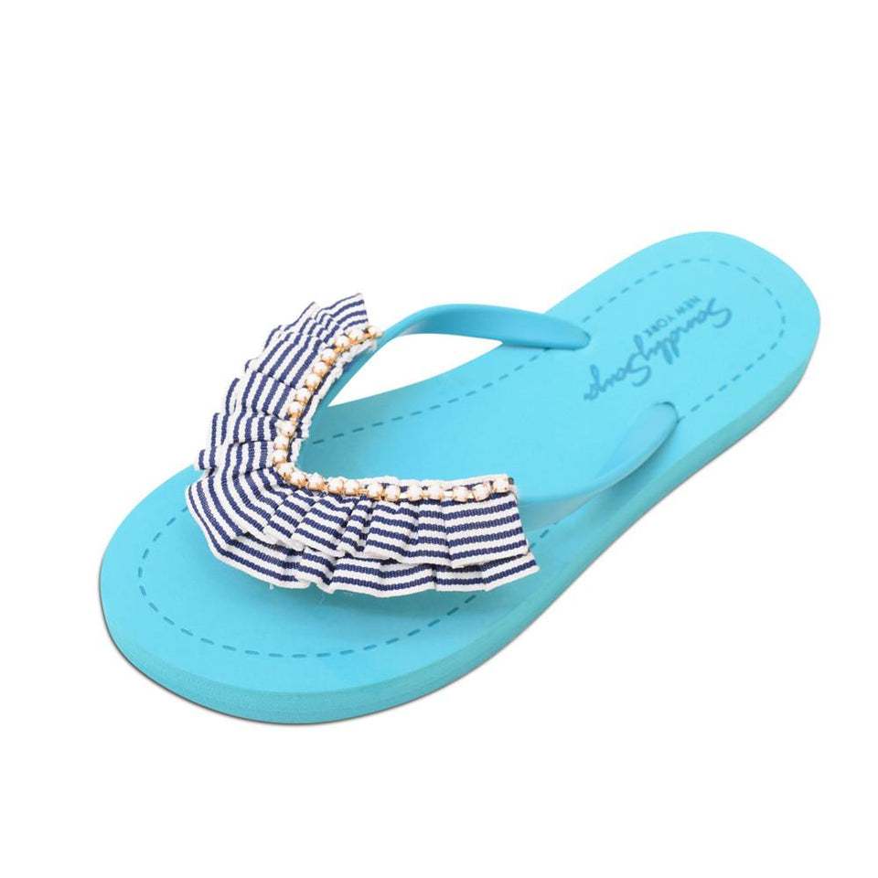 Rockaway (Stripe) - Women's Flat Sandal