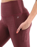 Verona Activewear Set - Leggings & Sports Bra - Maroon