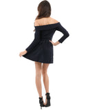 Royalton Off-Shoulder Long Sleeve Mini Dress