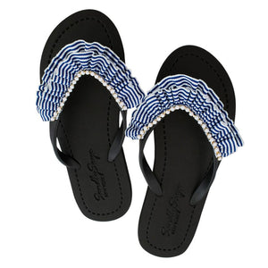 Rockaway (Stripe) - Women's Flat Sandal