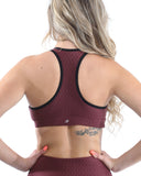 Verona Activewear Set - Leggings & Sports Bra - Maroon